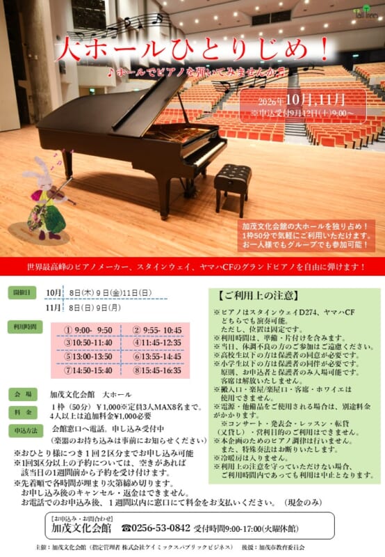 大ホールひとりじめ！ 画像
